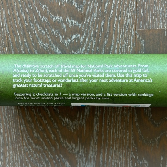 US National Parks Scratch Off Travel Map ✈️ - New! - Picture 2 of 2